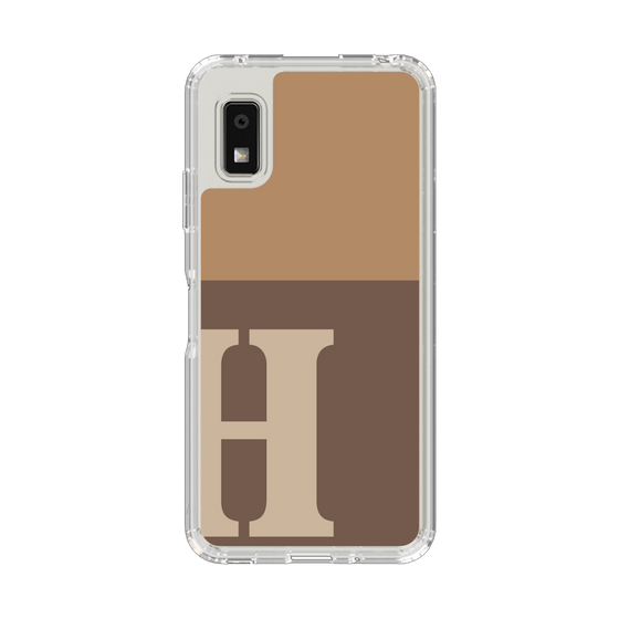 Slim Protection Case［ Original - initial two tone - H brown ］