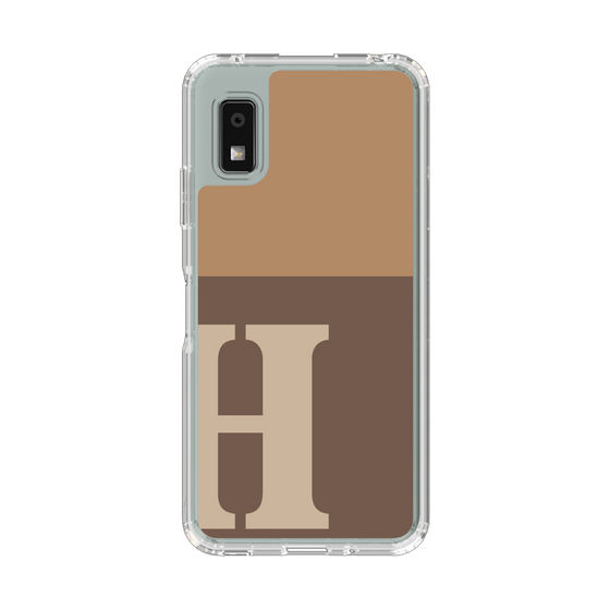 Slim Protection Case［ Original - initial two tone - H brown ］