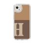 Slim Protection Case［ Original - initial two tone - H brown ］