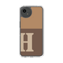 Slim Protection Case［ Original - initial two tone - H brown ］