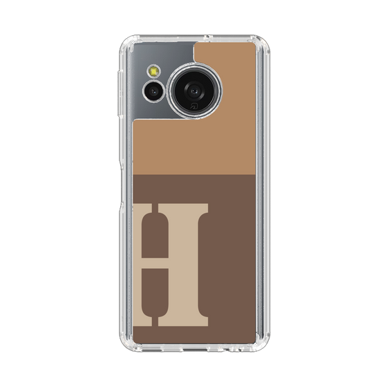 Slim Protection Case［ Original - initial two tone - H brown ］