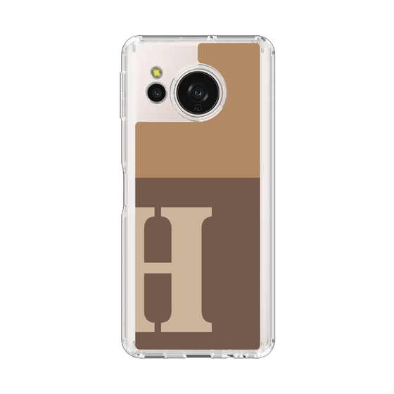 Slim Protection Case［ Original - initial two tone - H brown ］