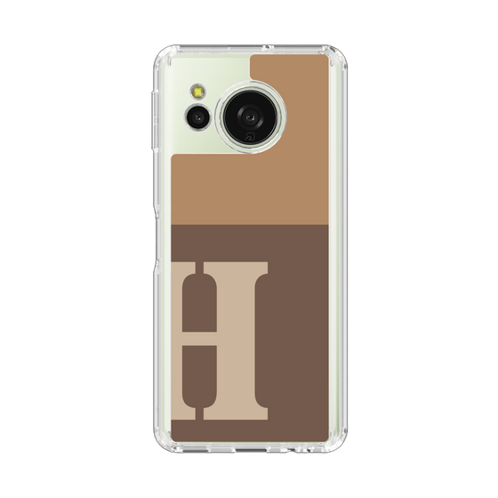 Slim Protection Case［ Original - initial two tone - H brown ］