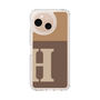 Slim Protection Case［ Original - initial two tone - H brown ］