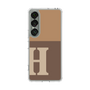 Slim Protection Case［ Original - initial two tone - H brown ］