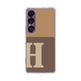 Slim Protection Case［ Original - initial two tone - H brown ］