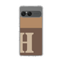 Slim Protection Case［ Original - initial two tone - H brown ］