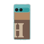 Slim Protection Case［ Original - initial two tone - H brown ］