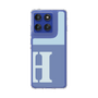Slim Protection Case［ Original - initial two tone - H blue ］