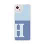 Slim Protection Case［ Original - initial two tone - H blue ］