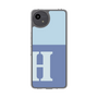 Slim Protection Case［ Original - initial two tone - H blue ］