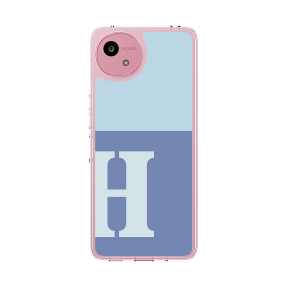 Slim Protection Case［ Original - initial two tone - H blue ］