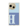 Slim Protection Case［ Original - initial two tone - H blue ］