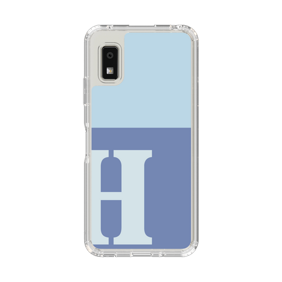 Slim Protection Case［ Original - initial two tone - H blue ］