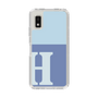 Slim Protection Case［ Original - initial two tone - H blue ］