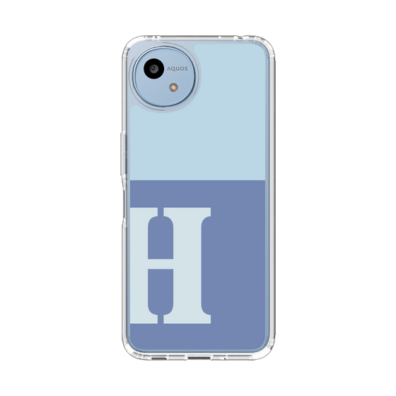 Slim Protection Case［ Original - initial two tone - H blue ］