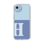 Slim Protection Case［ Original - initial two tone - H blue ］