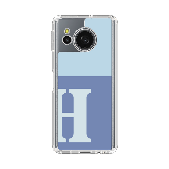 Slim Protection Case［ Original - initial two tone - H blue ］