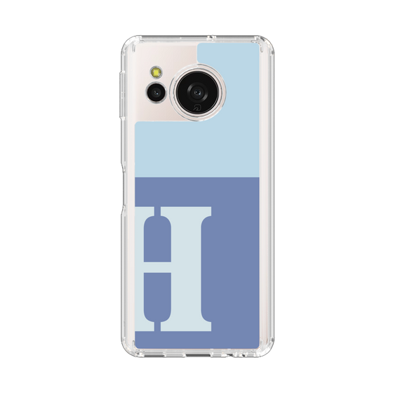Slim Protection Case［ Original - initial two tone - H blue ］