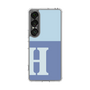 Slim Protection Case［ Original - initial two tone - H blue ］