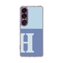 Slim Protection Case［ Original - initial two tone - H blue ］