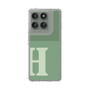 Slim Protection Case［ Original - initial two tone - H green ］