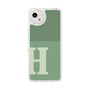 Slim Protection Case［ Original - initial two tone - H green ］