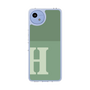 Slim Protection Case［ Original - initial two tone - H green ］