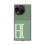 Slim Protection Case［ Original - initial two tone - H green ］