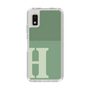 Slim Protection Case［ Original - initial two tone - H green ］