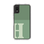 Slim Protection Case［ Original - initial two tone - H green ］