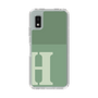 Slim Protection Case［ Original - initial two tone - H green ］