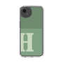 Slim Protection Case［ Original - initial two tone - H green ］