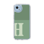 Slim Protection Case［ Original - initial two tone - H green ］