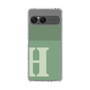 Slim Protection Case［ Original - initial two tone - H green ］