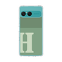 Slim Protection Case［ Original - initial two tone - H green ］