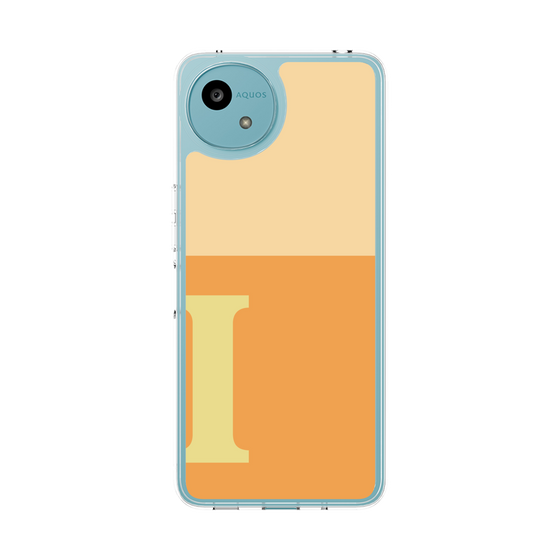 Slim Protection Case［ Original - initial two tone - I orange ］