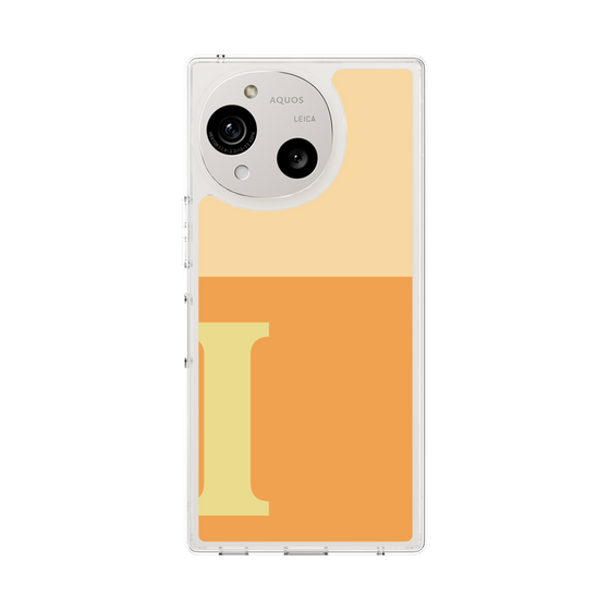 Slim Protection Case［ Original - initial two tone - I orange ］