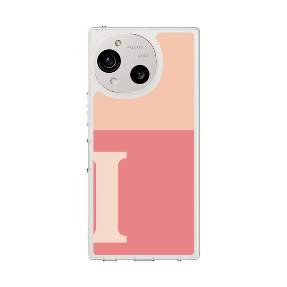 Slim Protection Case［ Original - initial two tone - I pink ］