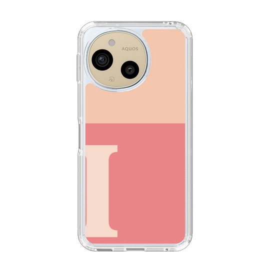Slim Protection Case［ Original - initial two tone - I pink ］