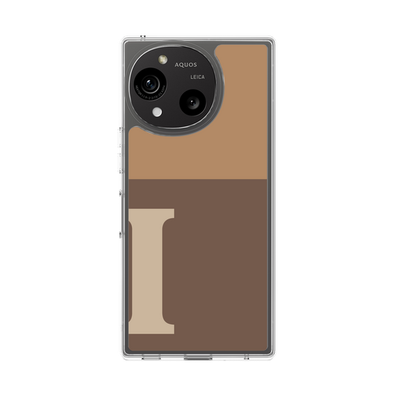 Slim Protection Case［ Original - initial two tone - I brown ］
