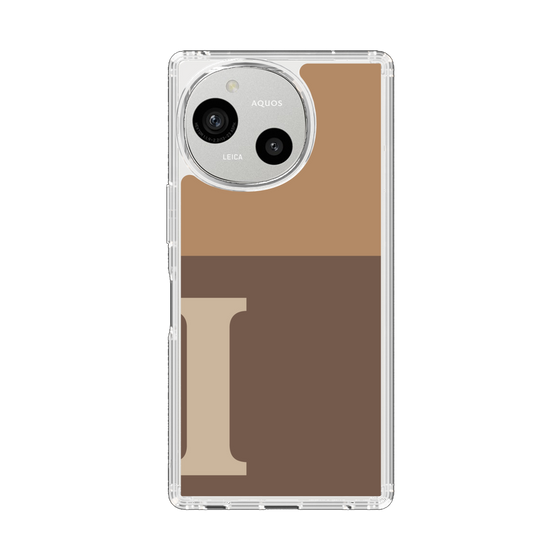 Slim Protection Case［ Original - initial two tone - I brown ］