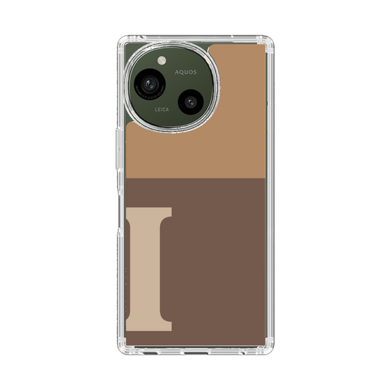 Slim Protection Case［ Original - initial two tone - I brown ］