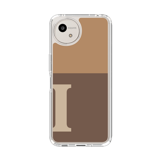 Slim Protection Case［ Original - initial two tone - I brown ］