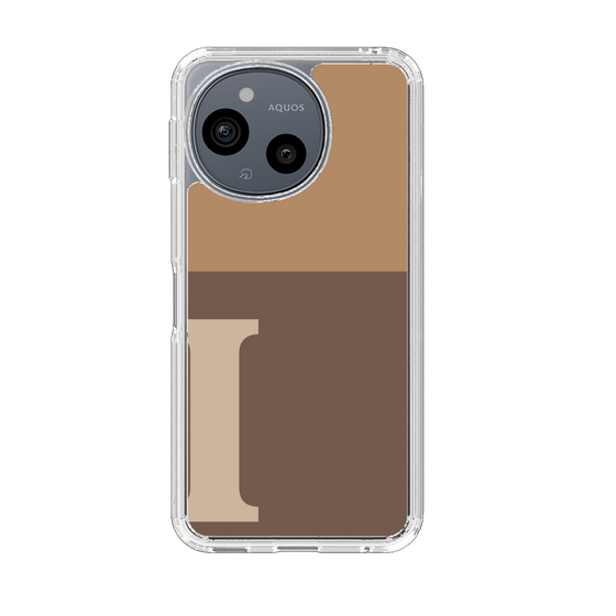 Slim Protection Case［ Original - initial two tone - I brown ］