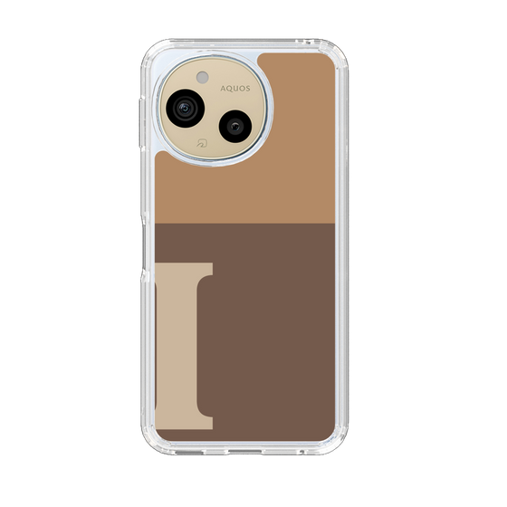 Slim Protection Case［ Original - initial two tone - I brown ］