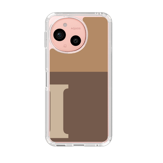 Slim Protection Case［ Original - initial two tone - I brown ］