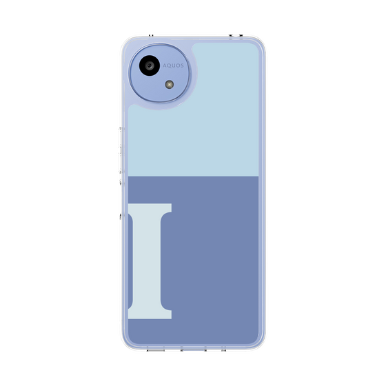Slim Protection Case［ Original - initial two tone - I blue ］