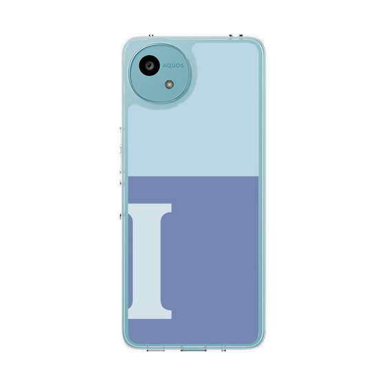 Slim Protection Case［ Original - initial two tone - I blue ］