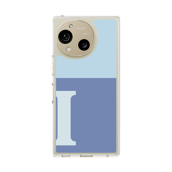 Slim Protection Case［ Original - initial two tone - I blue ］